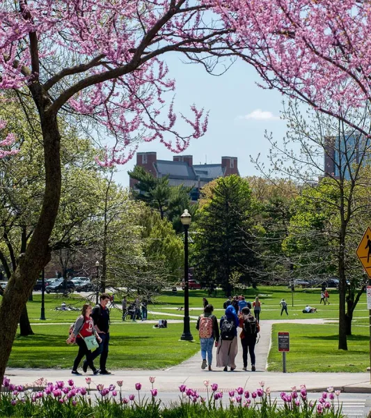 Ohio State Oval in Spring